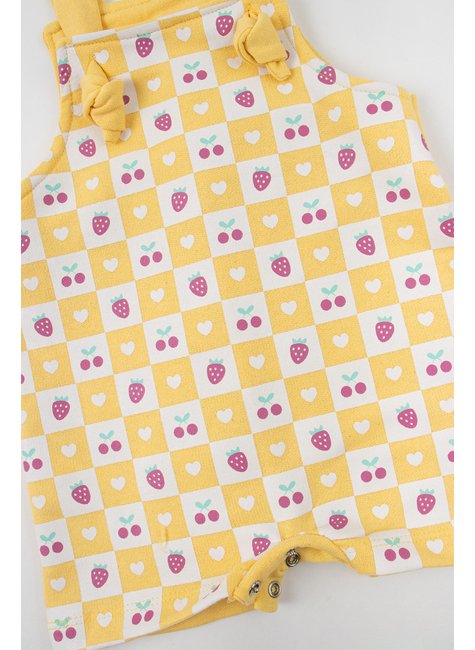 macacao jardineira moletinho body de bebe ribana canelada fruits leninha baby 5