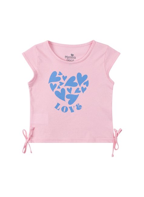 conjunto infantil feminino meia malhamoletinho love menina doce 2