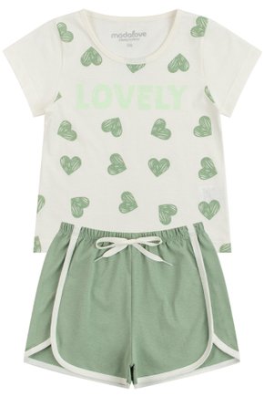 Pijama Infantil Feminino Meia Malha Lovely - My Dream Girls