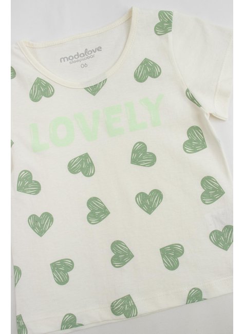 pijama infantil feminino meia malha lovely my dream girls 9