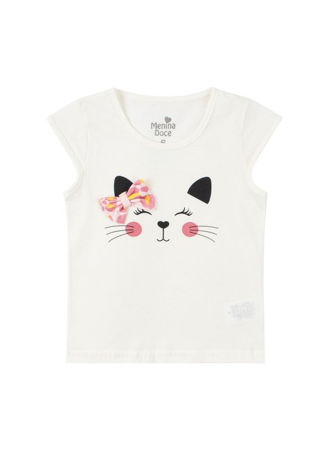 conjunto infantil feminino meia malhasuplex sublimado cat menina doce 2