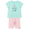 conjunto infantil feminino meia malharibana canelada girl menina doce 11