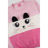 conjunto infantil feminino moletom peluciado cute menina doce 4