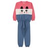 conjunto infantil feminino moletom peluciado cute menina doce 6