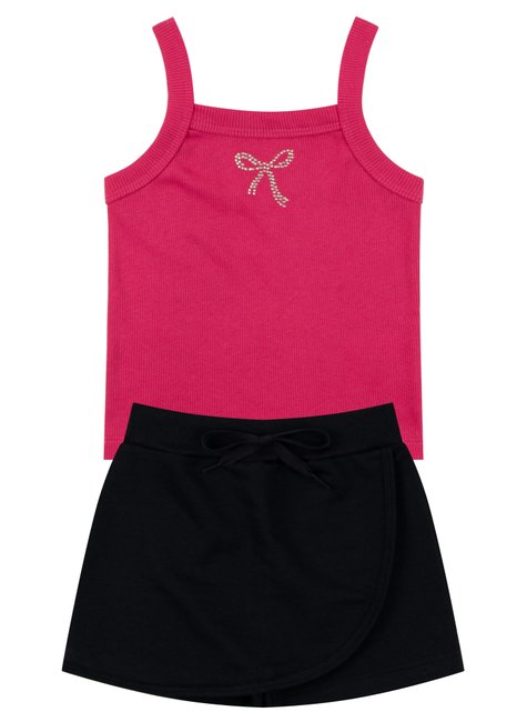 conjunto infantil feminino ribana caneladamoletinho pretty menina doce