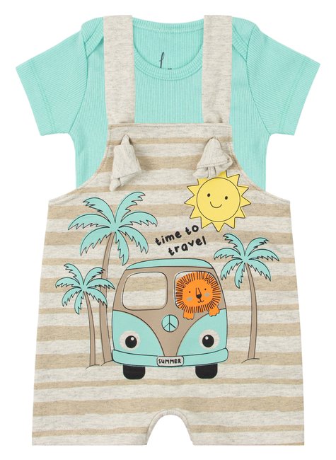 macacao jardineira moletinho body de bebe ribana canelada time to travel leninha baby