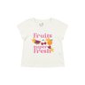 conjunto infantil feminino meia malharibana canelada fruits menina doce 7