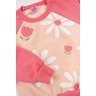 conjunto infantil feminino moletom peluciado flores menina doce 9