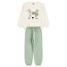 conjunto infantil feminino moletom peluciado rabbit menina doce