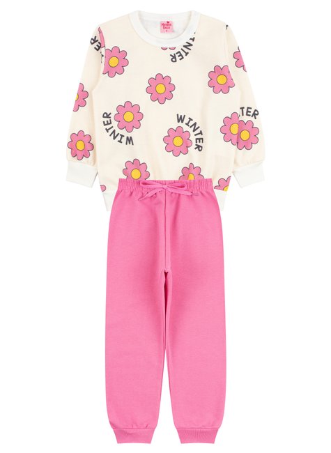 conjunto infantil feminino moletom sublimado peluciadomoletom peluciado winter menina doce