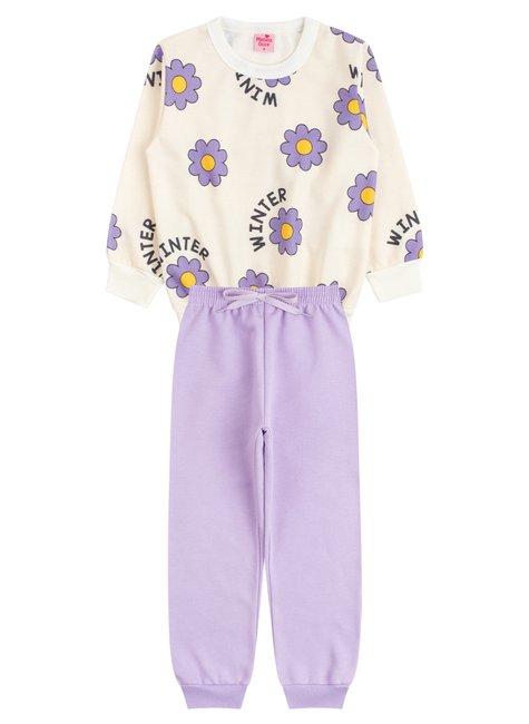 conjunto infantil feminino moletom sublimado peluciadomoletom peluciado winter menina doce 6