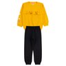 conjunto infantil feminino moletom peluciado charmosa menina doce