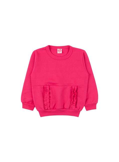 conjunto infantil feminino moletom peluciado charme menina doce 7