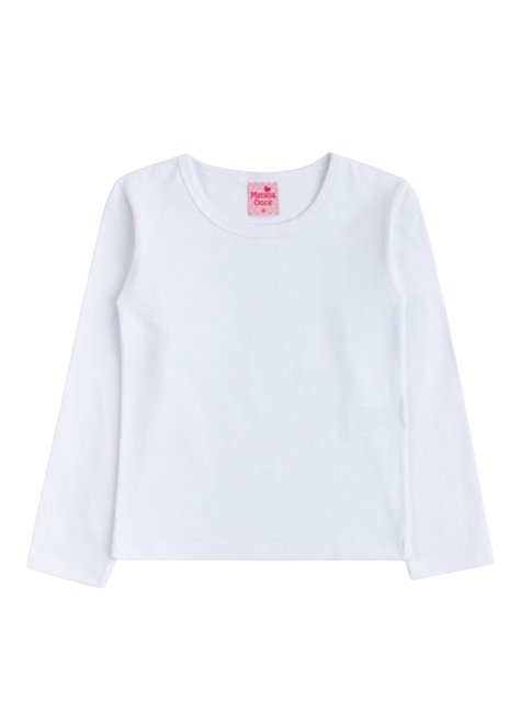 blusa basica cotton infantil feminino cores menina doce 4