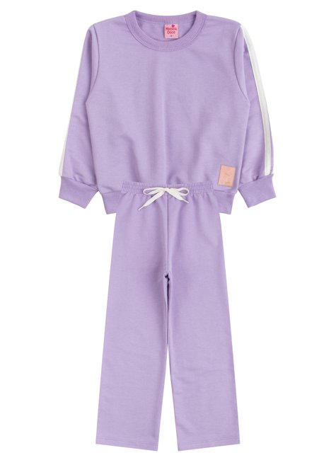 conjunto infantil feminino moletinho estilosa menina doce
