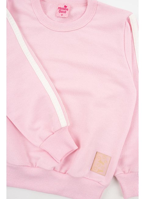 conjunto infantil feminino moletinho lovely menina doce 9