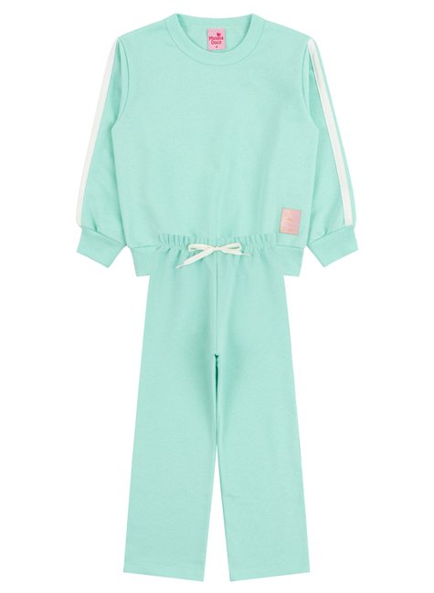 conjunto infantil feminino moletinho lovely menina doce 16