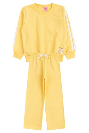 Conjunto Infantil Feminino Moletinho Estilosa - Menina Doce