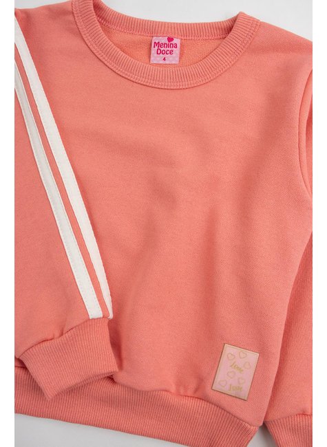 conjunto infantil feminino moletinho estilosa menina doce 19