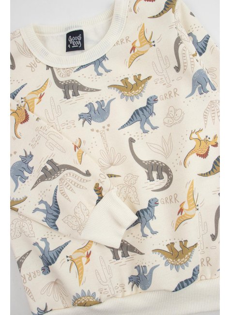 conjunto infantil masculino moletom sublimado peluciadomoletom peluciado dinos good boy 4