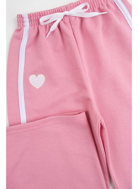 calca wide leg infantil feminino moletinho estilosa menina doce 10