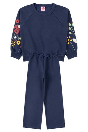 Conjunto Infantil Feminino Moletom Peluciado Charme - Menina Doce