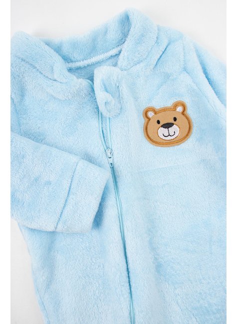 macacao de bebe peluciado fleece ursinho freedom 6