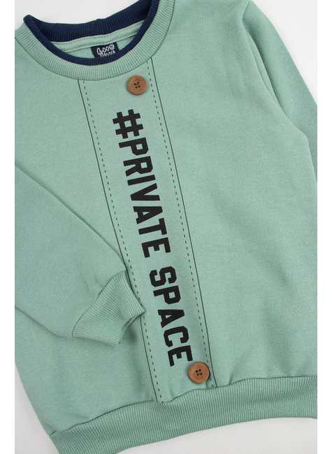 conjunto infantil masculino moletom peluciado private space good boy 9
