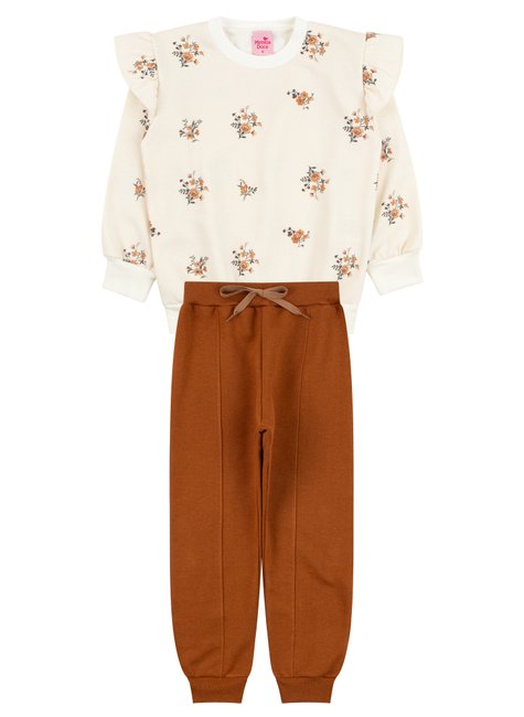 conjunto infantil feminino moletom sublimado peluciadomoletom peluciado delicada menina doce 6