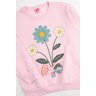 conjunto infantil feminino moletom peluciadomoletom sublimado peluciado flores menina doce 9
