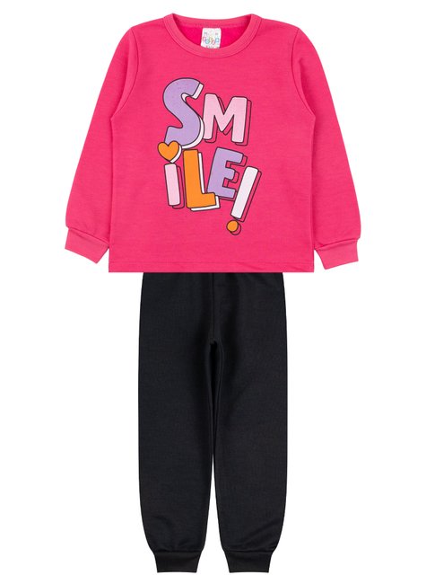 conjunto infantil feminino moletom peluciado cores primo s gueda 11
