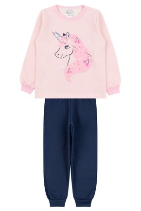 Conjunto Infantil Feminino Moletom Peluciado Cores - Primo's Gueda