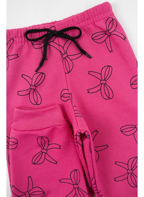 calca infantil feminino moletom estampado peluciado lacos primo s gueda 2