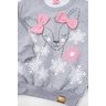 conjunto infantil feminino moletom peluciado winter menina doce 4