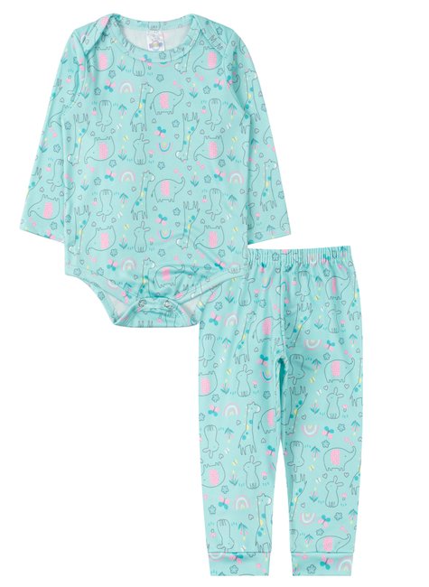 kit body 2 pecas infantil feminino malha termica sublimada cute kappes 19