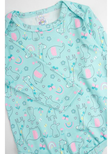 kit body 2 pecas infantil feminino malha termica sublimada cute kappes 22