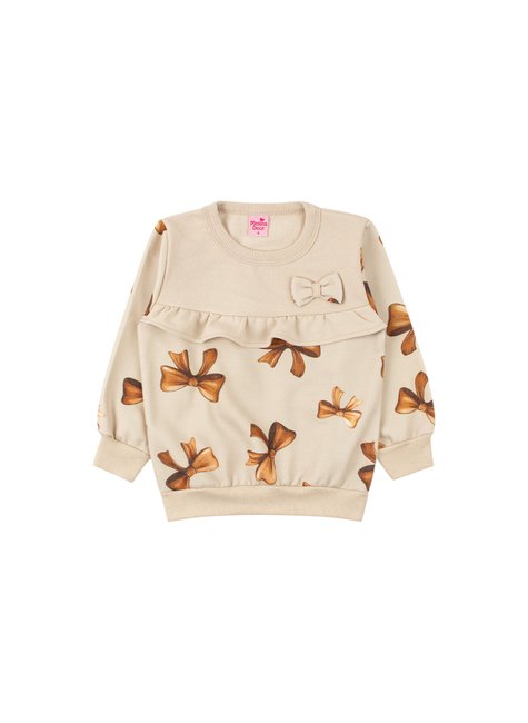 conjunto infantil feminino moletom sublimado peluciadomoletom peluciado lacos menina doce 2