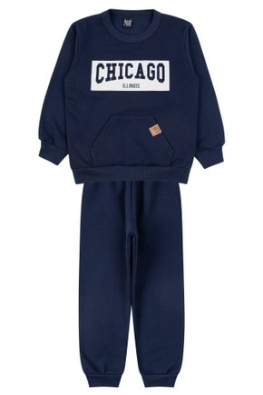 Conjunto Infantil Masculino Moletom Peluciado Chicago - Good Boy