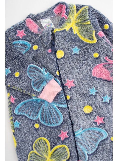 macacao de bebe feminino peluciado fleece estampado diversos kappes 4