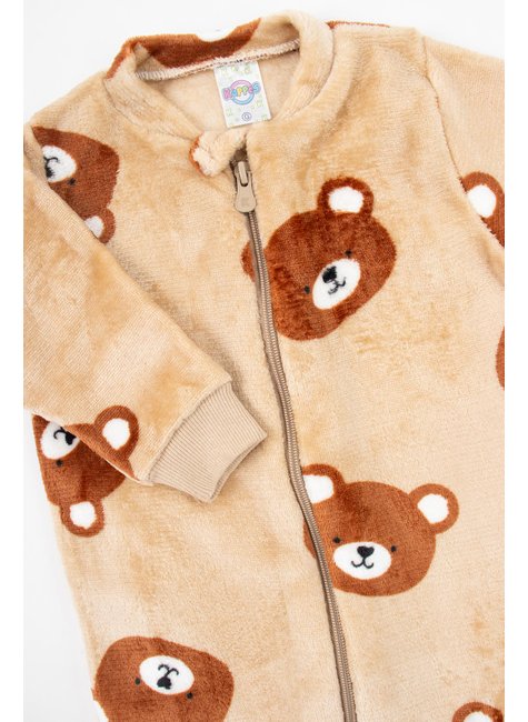 macacao de bebe masculino peluciado fleece estampado diversos kappes 2
