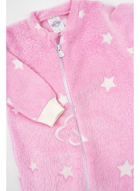 macacao infantil feminino peluciado fleece estampado diversos kappes 8
