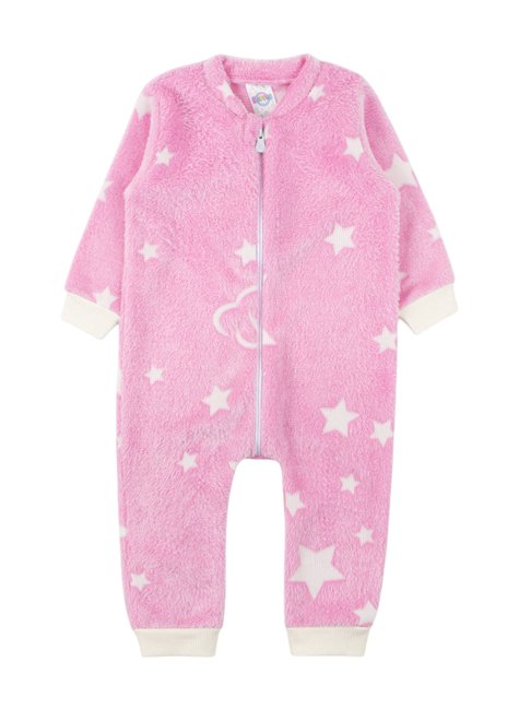 macacao infantil feminino peluciado fleece estampado diversos kappes 7