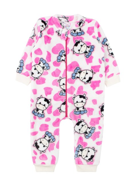 macacao infantil feminino peluciado fleece estampado diversos kappes 9