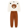 conjunto infantil masculino moletom peluciado bear mino s