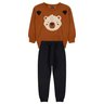 conjunto infantil masculino moletom peluciado bear mino s 6