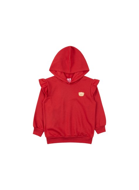 conjunto infantil feminino moletom peluciadosuplex sublimado bear menina doce 12