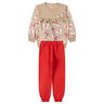 conjunto infantil feminino moletom sublimado peluciadomoletom peluciado lovely menina doce