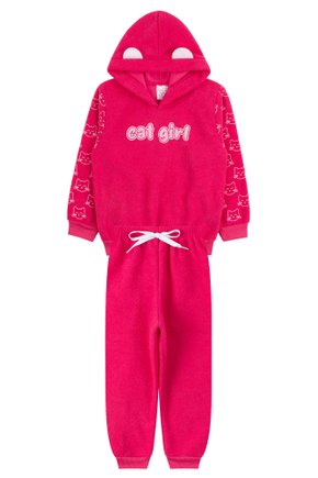 Conjunto Infantil Feminino Bouclê Peluciado Cat Girl - Índia Baby