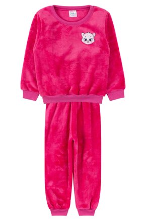 Conjunto Infantil Feminino Peluciado Fleece Cat - Índia Baby