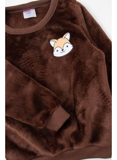 conjunto infantil masculino peluciado fleece fox india baby 14